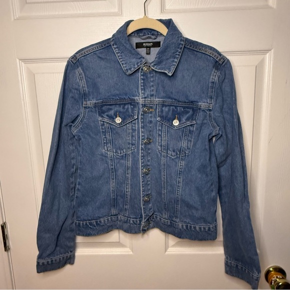 Hudson Jeans Women’s Jean Denim Jacket Size S/M Small Medium GUC - Picture 1 of 6